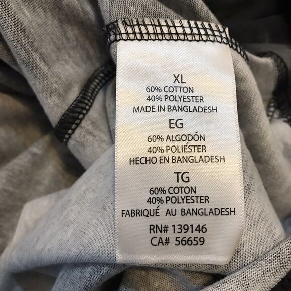 ''NEW'' U.S. Army Men's T Shirt Short Sleeve Black/Gray Camo Size XL - Picture 6 of 6